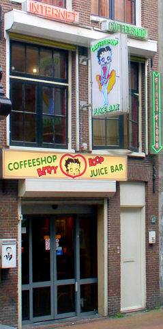 Betty Boop coffee shop Amsterdam