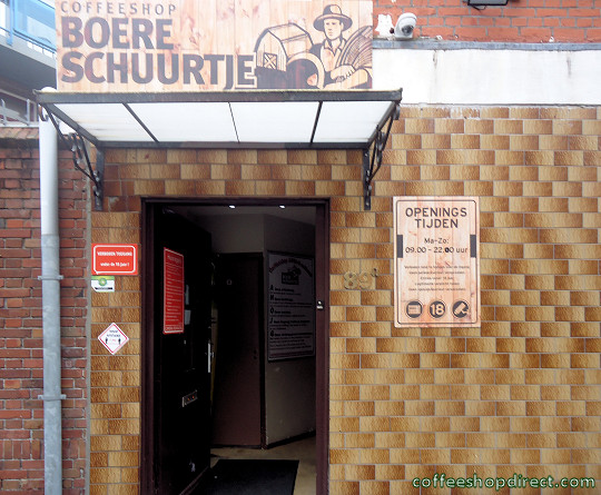 Boere Schuurtje coffee shop The Hague ('s-Gravenhage, Den Haag)