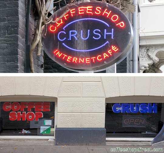 Crush coffee shop Amsterdam