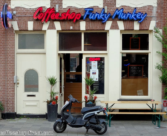 Funky Munkey coffee shop Amsterdam