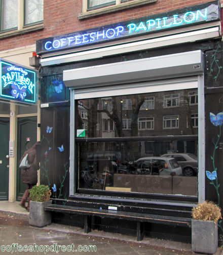 Papillon coffee shop Amsterdam